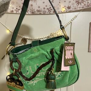 Juicy Couture Emerald Green Shoulder Bag
